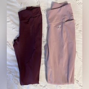 2 pairs gym shark leggings